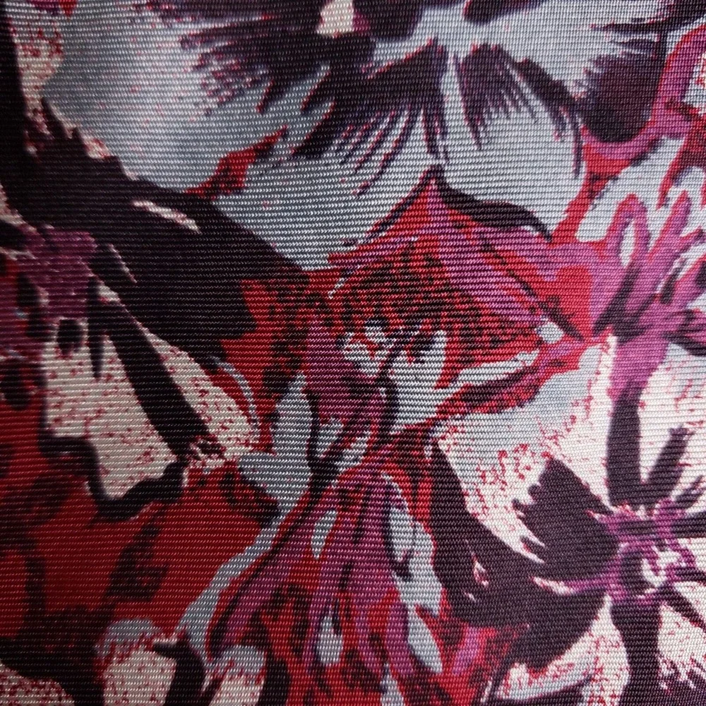 Pierre Balmain Paris Floral Dress Tie Red Silkcore Aesthetic‎ Menswear Gift